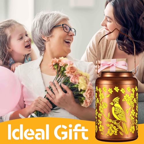 Bird Solar Lanterns Outdoor Waterproof Garden Decor Gifts for Women