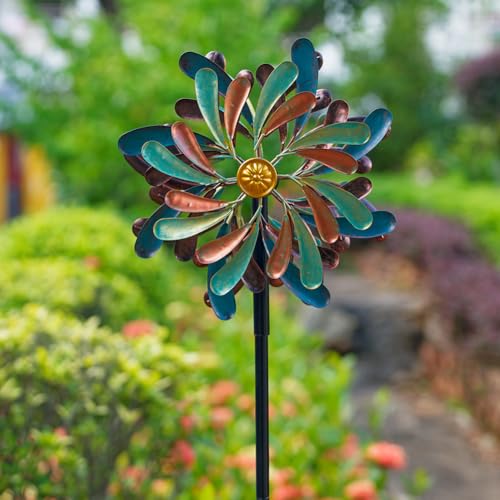 Wind Spinners Outdoor (Green Brown-13.2”)
