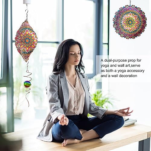 Wind Spinner Mandala Blossom 3D Kinetic Wind Spinners Outdoor