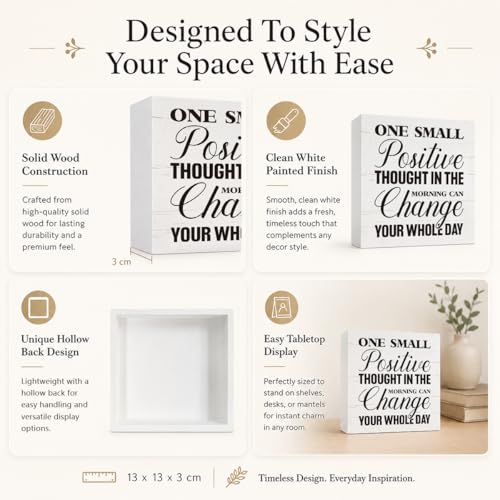 Desktop Wood Box Signs (Home sign 07)