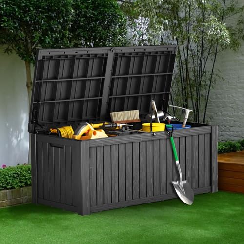 150 Gallon Resin Deck Box (Black / 150 GAL)