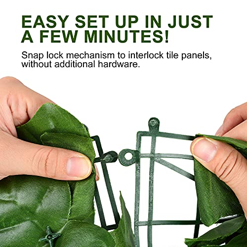 Artificial Ivy Privacy Fence Wall Screen (88.7 Sq Ft)