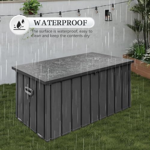 Domi Deck Box 150 Gallon (Grey / 150 Gallon)