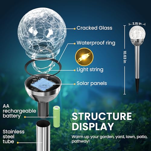 Solar Garden Lights Outdoor (6 Count)