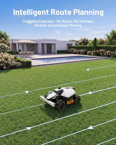 2026 NEW) Mammotion LUBA mini 2 AWD 1500H Robot Lawn Mower with Garage, for 0.37 Acres, 360° LiDAR+Dual-Camera AI Vision, 80% Slope, DropMow, 20 Multi-Zone Management