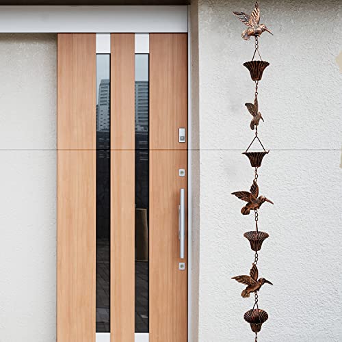 8.5FT Rain Chain (Copper Bird)