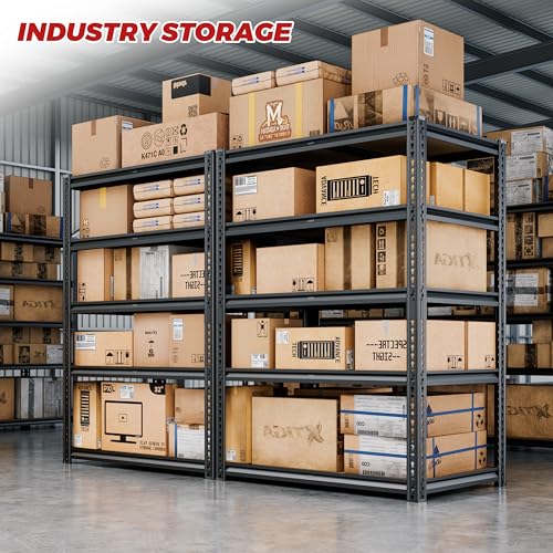 Garage Shelving Unit 35.6" W x 16" D x 72" H (2 Count)