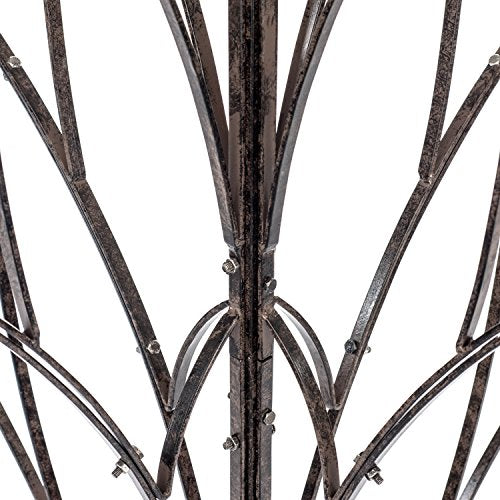Lotus Bud Iron Obelisk Trellis for Climbing Plants