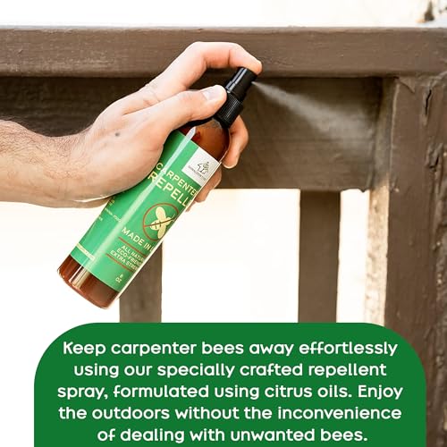 Carpenter Bee Repellent Spray for Outdoor Wood (8 Fl Oz)