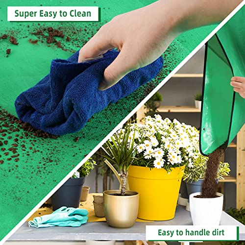 Extra Large Waterproof Potting Mat for Indoor Plants Transplanting and Dirt Control