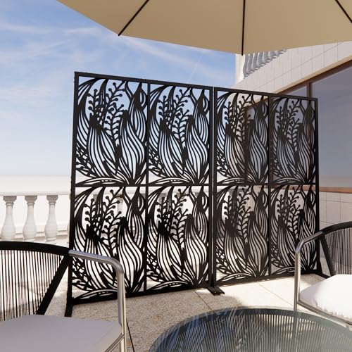 72" Metal Privacy Screen