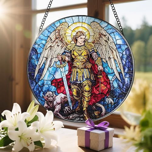 Stained Glass Suncatcher (Archangel-a)