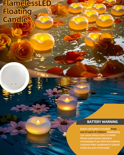 36 x 2”Floating Candle (36 Pack)