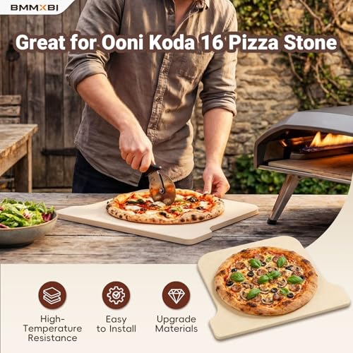 Cordierite Pizza Stone Replacement for Ooni Koda 16 Gas Pizza Oven
