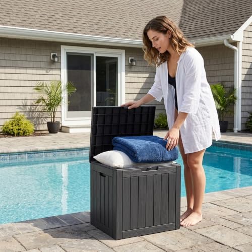 Outdoor Storage Box (Black / 35 Gallon 3.0)