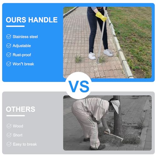 Crack Weeder Stainless Steel Manual Crevice Weeding Tool