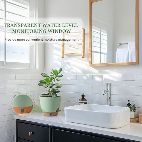 2 Pack 8 Inch Pots for Plants Indoor (2 Count)