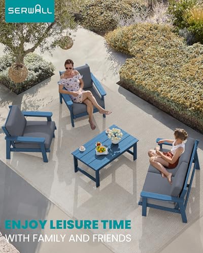 Outdoor Loveseat with Coffee Table