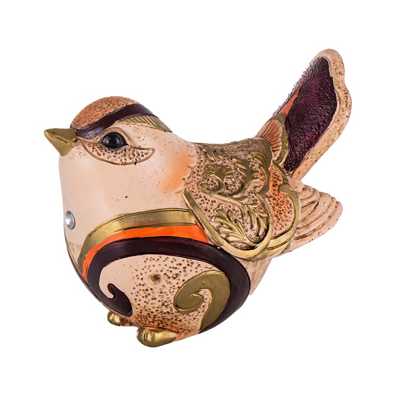 Bird Figurines for Home Decor Sparrow Gifts for Bird Lovers (Art Deco)