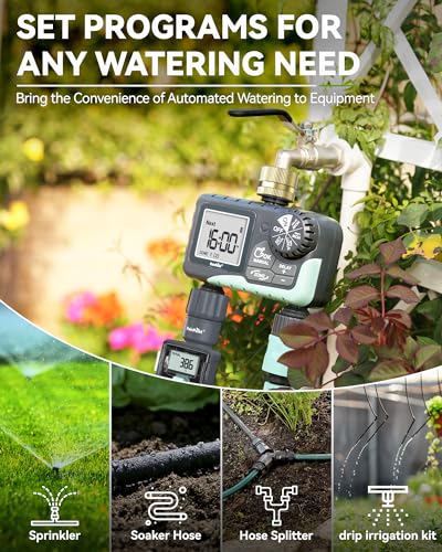 Sprinkler Timer for Garden Hose (Brass)