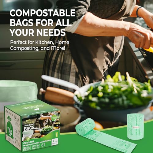 Compostable Trash Bags (80 Count)