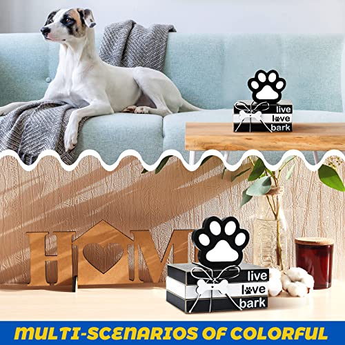 4 Pcs Dog Wooden Table Decorations Dog Lover Gift Decorative Trays