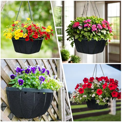 14Inch Round Fabric Planter Liners (4 Count)