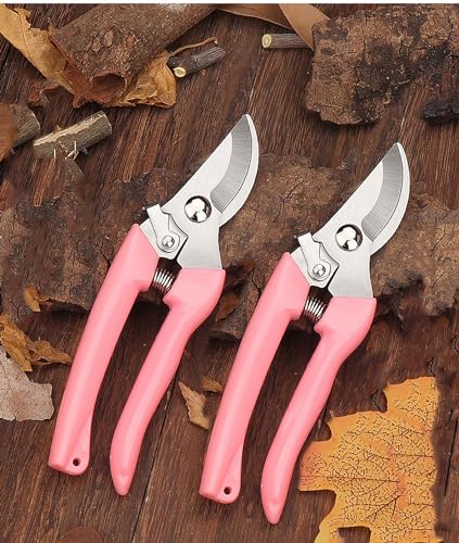 Garden Flower Shears Pruning Shears 6.9 inches Scissors Heavy Duty Plant Scissors for Cutting Flowers