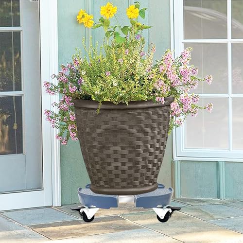 CASIMR 2 Pack Plant Stand with Wheels (2 Count)