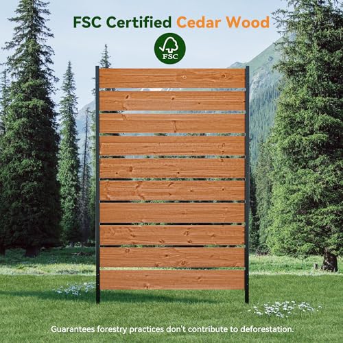 Modern Shade 5x3 Privacy Fence Panels (4320 sq inches)