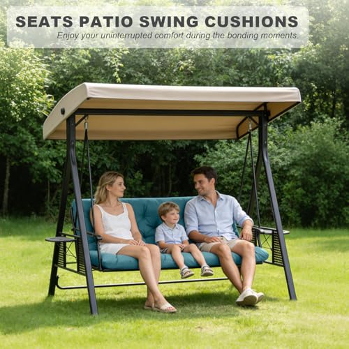 Porch Swing Cushions (Sky Blue / 40x 40 inches)