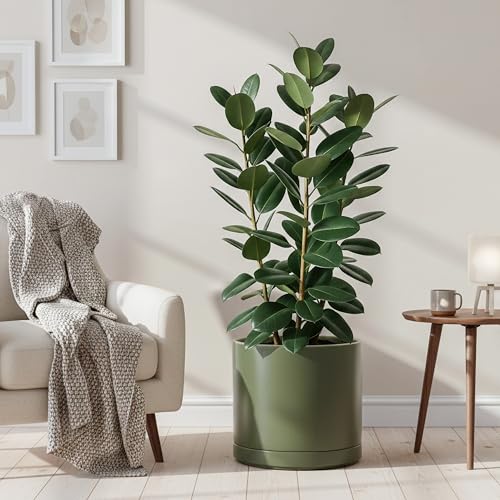 16 Inch Ceramic Planter Pot (XXX-Large / Olive)