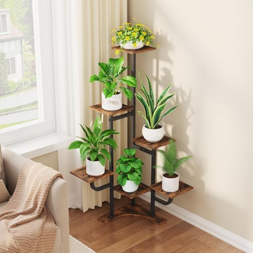 Corner Plant Stand with Grow Light