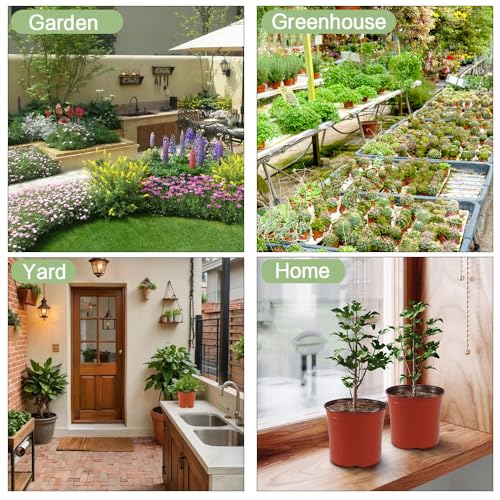 100 Pcs Plant Nursery Pots (100 Count)