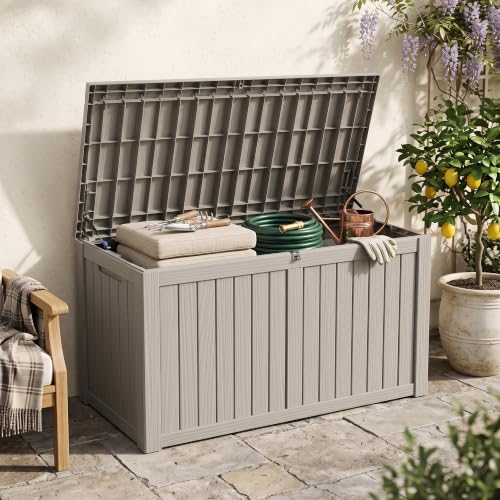Outdoor Storage Box (Grey / 180 Gallon 3.1 XL)