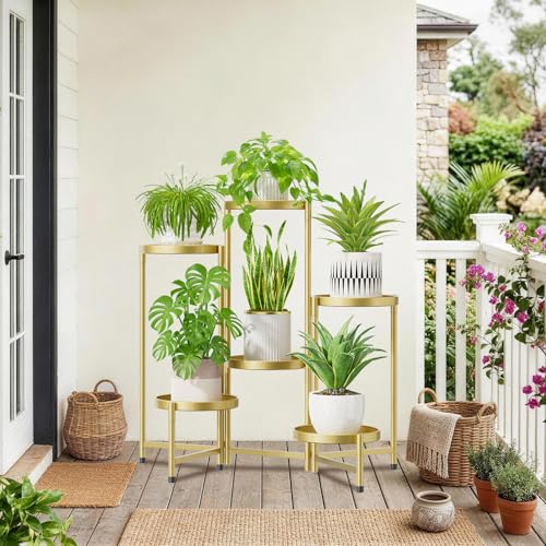 6 Tier Large Plant Stand Indoor Outdoor