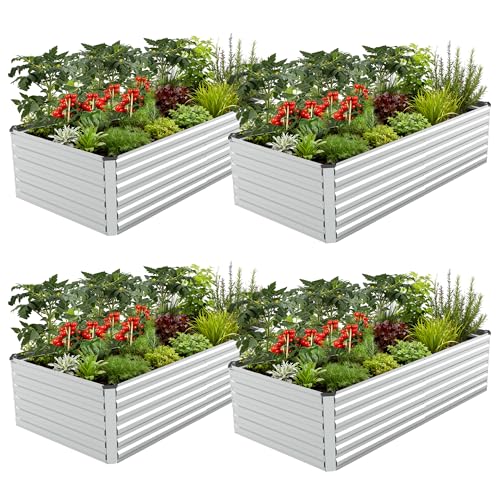 8x4x2ft Raised Garden Bed Outdoor