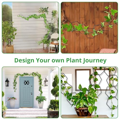 24 Pcs Chain Trellis for Climbing Plants