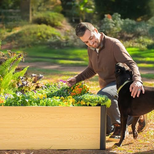 Woodgrain Series Raised Garden Bed