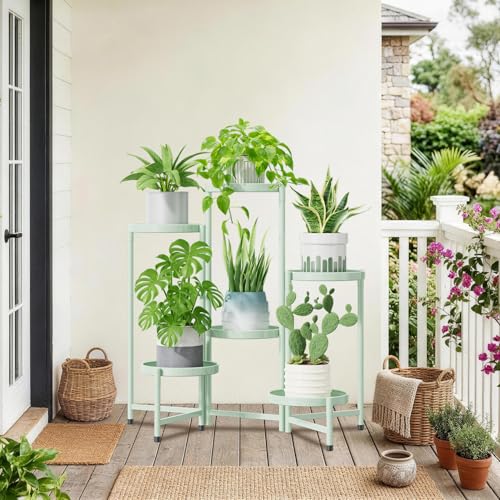 6 Tier Large Plant Stand Indoor Outdoor