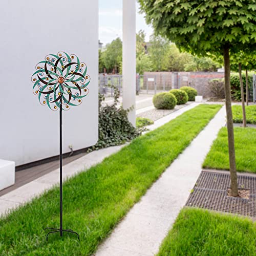 Large Metal Wind Spinners for Outdoor