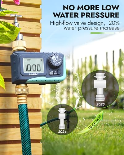 Sprinkler Timer with Brass Inlet & Outlet