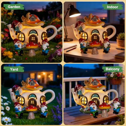 Solar Fairy Garden House Lights (Set)