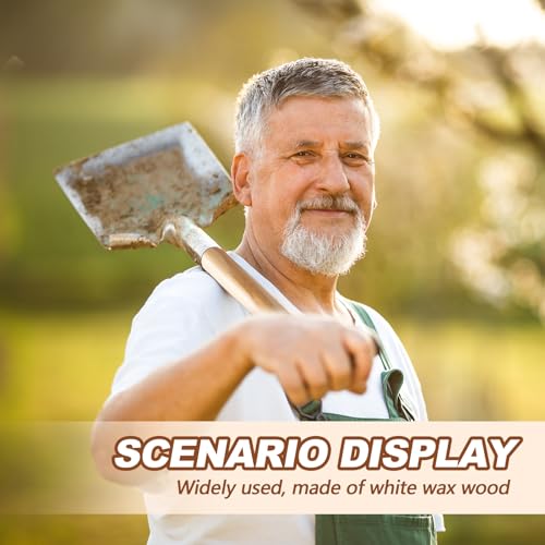2 Pcs 41" Wooden Shovel Handle Replacement 1.5" Dia (41")