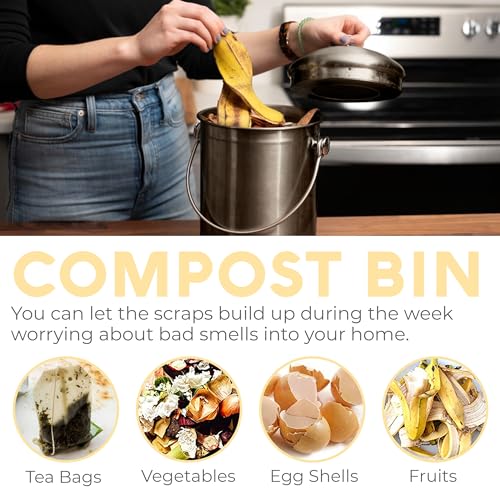 Countertop Compost Bin Kitchen