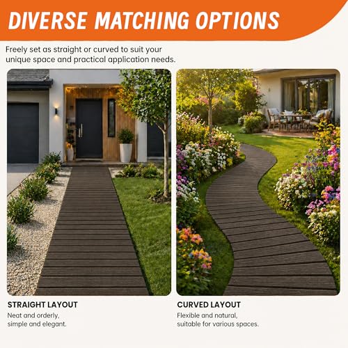 6FT Wooden Garden Pathway