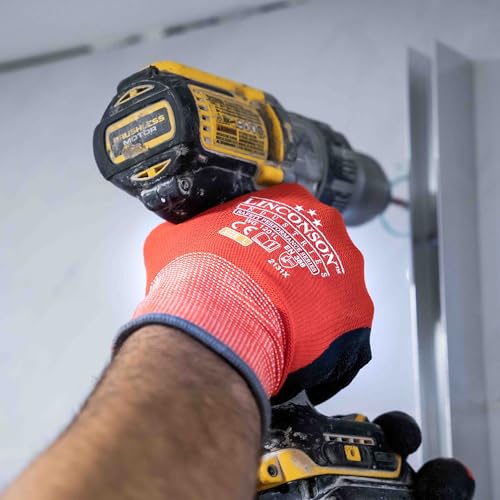 12 Pack Safety Performance Series Construction Mechanics Wrinkle Latex Work Gloves