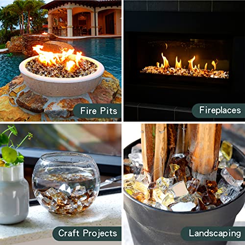 10 lbs Blended Fire Glass (160 Ounce)