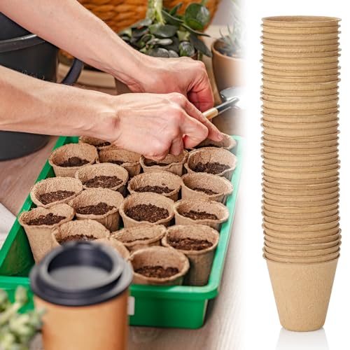 600 Pack 3.15 Inch Peat Pots for Seed Starting (720 Count)