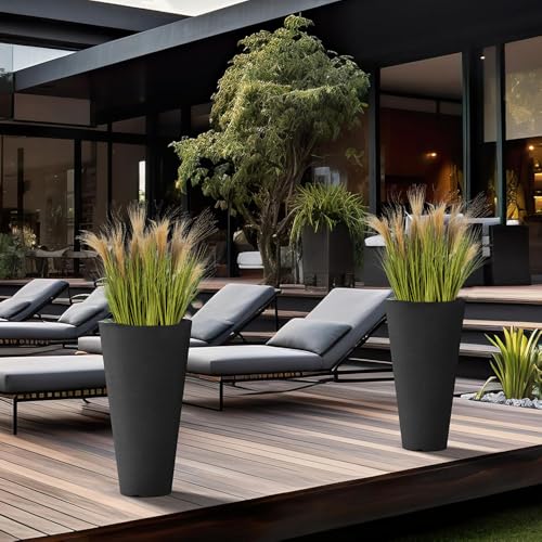 Artificial Plants 6PCS 31.5“ Fake Tall Grass (Brown Grass)